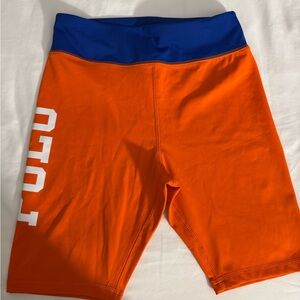 Polo by Ralph Lauren Orange and Blue Bike Shorts